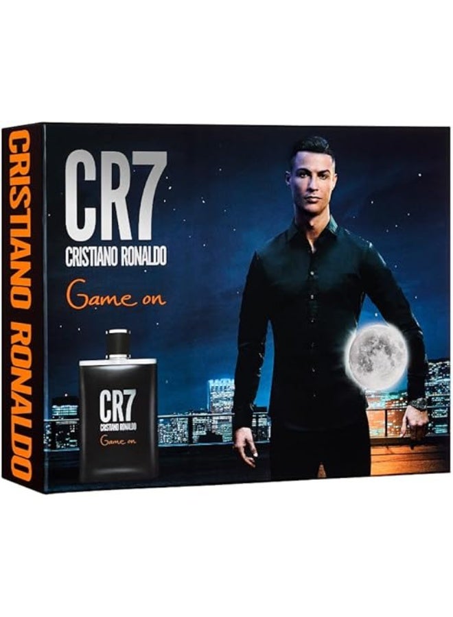 كرستيانو رونالدو مجموعة كريستيانو رونالدو سي ار 7 جيم اون من 3 قطع او دي تواليت 100 مل - جل استحمام 150 مل - بخاخ للجسم 150 مل - Image 3