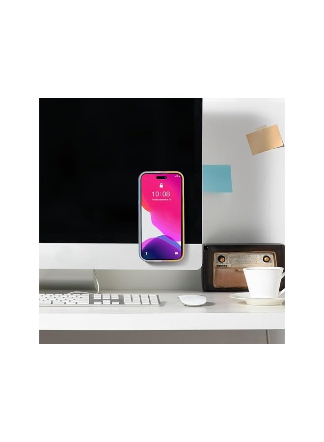 S-TOP Silicone Suction Phone Case Mount, 3 Pcs Non-Slip Adhesive Phone Holder for Selfies and Videos, Hands-Free Phone Sticky Grip, Silicon Adhesive Sticky Stand for iPhone and Android, White - Image 3