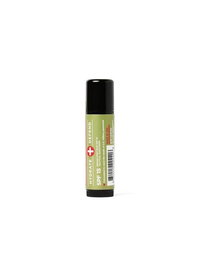 Duke Cannon Supply Co. Duke Cannon Cannon Lip Balm 140° & Tactical Lip Protectant Bundle - SPF 30 & SPF 15, Blood Orange Mint & Fresh Mint Flavors, 2 Pack  - Image 4