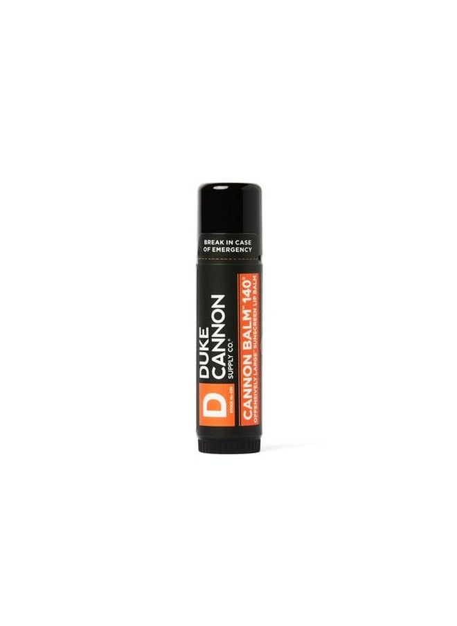 Duke Cannon Supply Co. Duke Cannon Cannon Lip Balm 140° & Tactical Lip Protectant Bundle - SPF 30 & SPF 15, Blood Orange Mint & Fresh Mint Flavors, 2 Pack  - Image 5