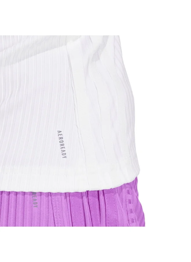Adidas adidas AG RIB 3S TK White Training TANK for Women - XS
