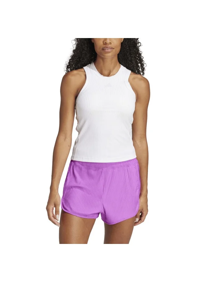 Adidas adidas AG RIB 3S TK White Training TANK for Women - XS