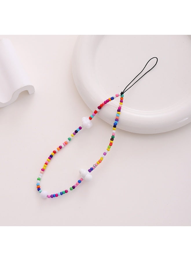 NIBEMINENT Phone Charm/ Chain Strap for Women Girls, Cute Cartoon Cell Phone Case Lanyard Wrist Strap 