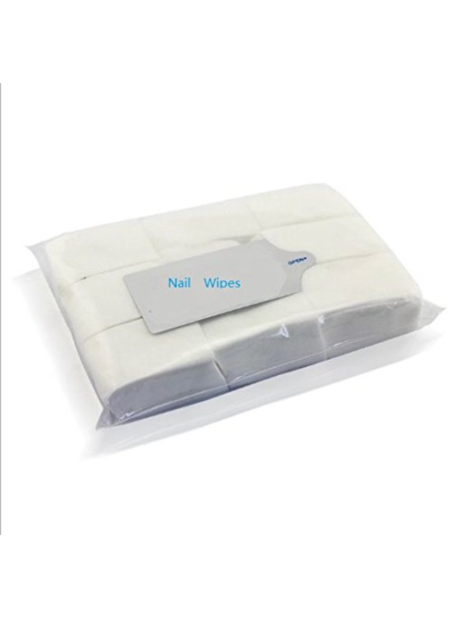WOIWO 900PCS Nail Art Gel Polish Remover Wipes Cotton Pads Nail Cleaner - Image 2
