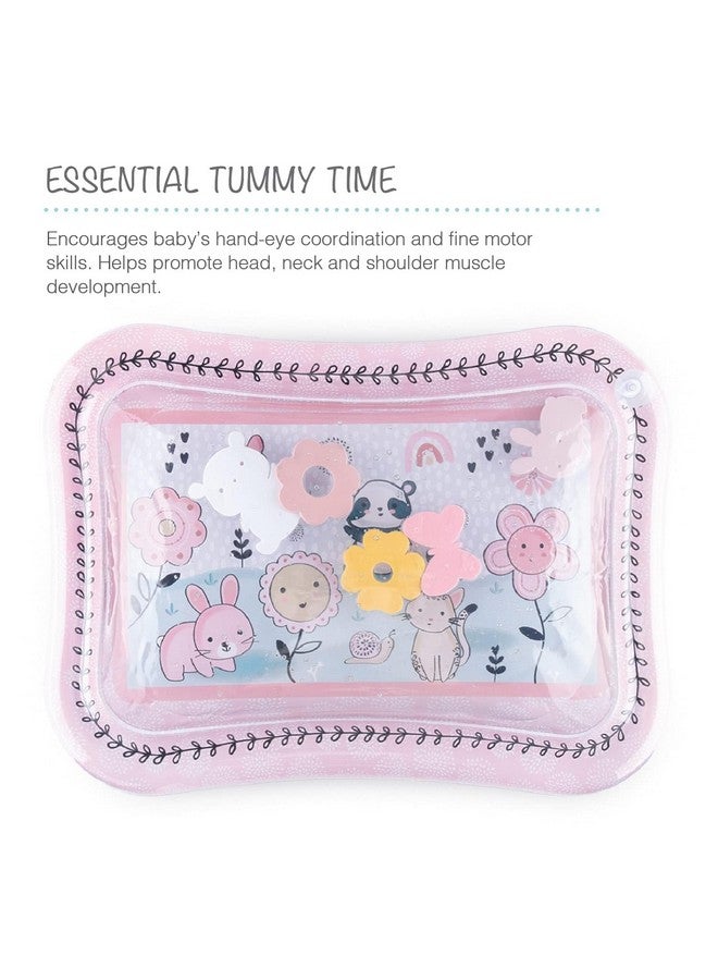 The Peanut Shell حصيرة اللعب المائية من بي نات شيل لتوقيت البطن للأطفال، لعبة تطوير حسية عالية التباين للفتيات، ألعاب أرضية للأطفال الرضع، أساسيات الأطفال التي يجب توافرها - حديقة سعيدة - Image 4