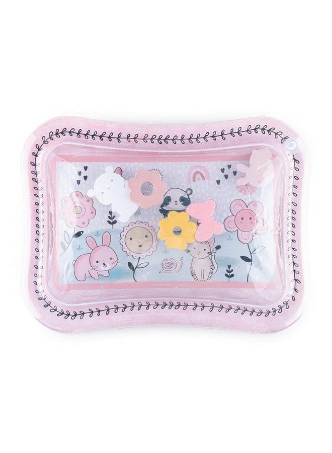 The Peanut Shell حصيرة اللعب المائية من بي نات شيل لتوقيت البطن للأطفال، لعبة تطوير حسية عالية التباين للفتيات، ألعاب أرضية للأطفال الرضع، أساسيات الأطفال التي يجب توافرها - حديقة سعيدة - Image 1