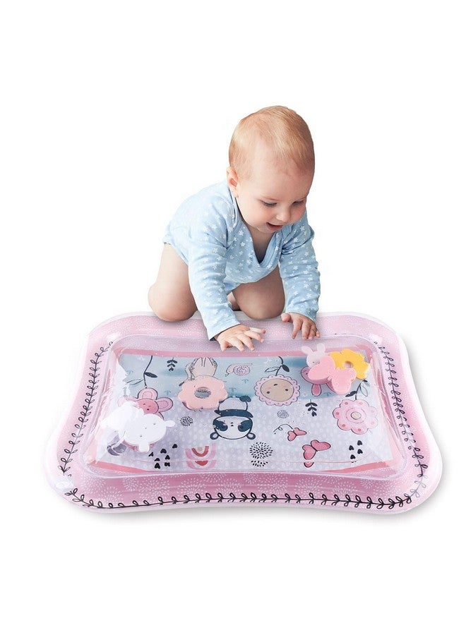 The Peanut Shell حصيرة اللعب المائية من بي نات شيل لتوقيت البطن للأطفال، لعبة تطوير حسية عالية التباين للفتيات، ألعاب أرضية للأطفال الرضع، أساسيات الأطفال التي يجب توافرها - حديقة سعيدة - Image 5