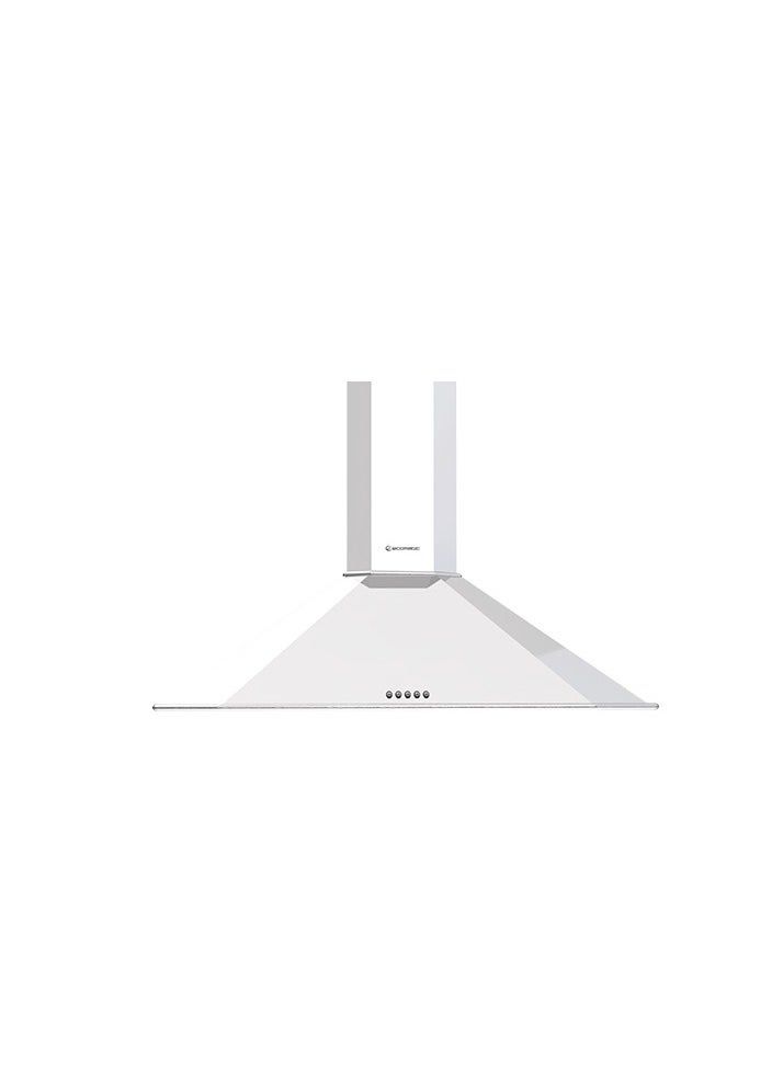 Ecomatic - Kitchen Cooker Hood 90 cm Pyramid, 650 m³/h Suction Power with Italian Motor, 3 Speeds, Washable Metal Filters, Carbon Filter, LED Lighting, Stainless Steel ( H9206RB ) - Image 1