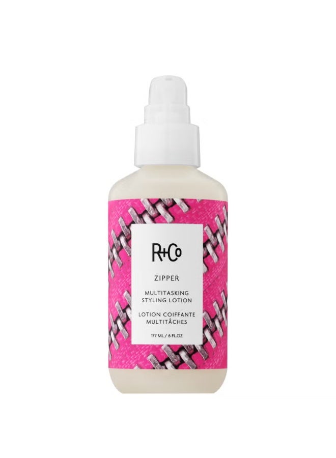 R+Co Zipper Multi-Tasking Styling Lotion 177ml - Image 1
