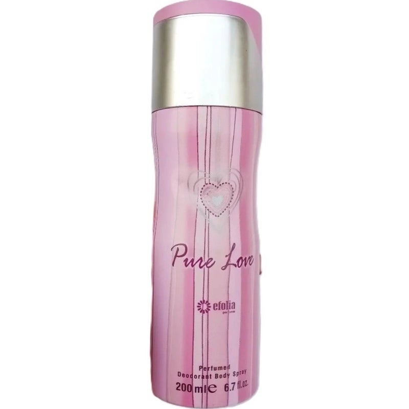 Efolia Pure Love Perfumed Deodorant Body Spray For Women- 200ml