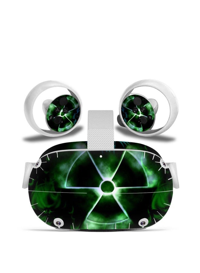 Beauenty Two-piece VR6 one-piece glasses sticker