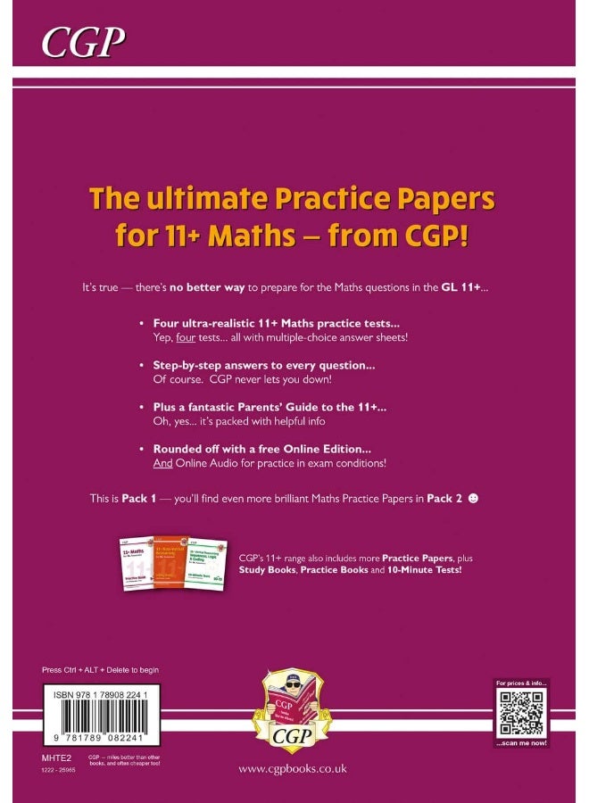 11+ GL Maths Practice Papers: Ages 10-11 - Pack 1 (with Parents' Guide & Online Edition) - Image 2
