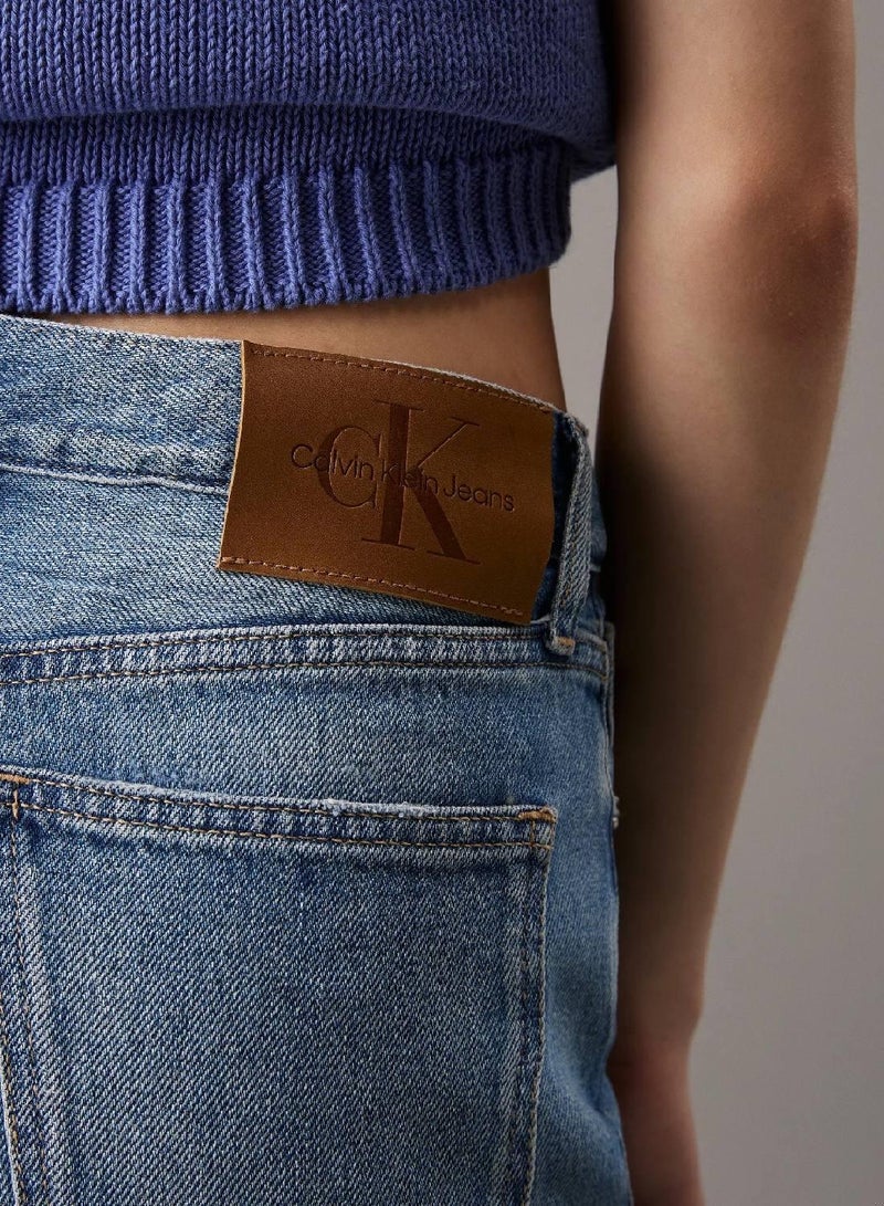 Calvin Klein Jeans High Rise Straight Jeans - Image 3