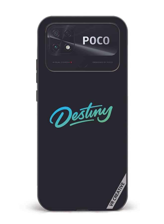 VR CREATIVE Protective Case Cover For Xiaomi Poco C40 Destiny Design Multicolour - Image 1