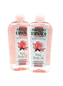 INSTITUTO ESPANOL Instituto Español Rosa Body Oil Smoothness For Your Skin 2Pack 8.5 Fl Oz Each 2 Bottles  - Image 2