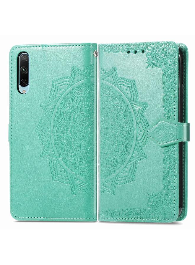 اس-توب جراب هاتف Honor 30i من الجلد المنقوش بزهرة ماندالا - Image 2