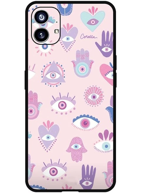 Protective Case Anti Scratch Shock Proof Bumper Cover For Nothing Phone 1 Evil Eye 3 Multicolour Mcnp1A161