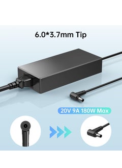 Max Power 180W Zephyrus Charger Fit for ASUS ROG Zephyrus G14 GA401 G15 GA502, ASUS ADP-180TB H 20V 9A AC Adapter, ASUS TUF Gaming Laptop Charger F15 F17 FX505D FX505G  - Image 4
