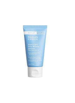 Super Light Daily Wrinkle Defense SPF 30 Face Moisturizer 60ml,Silky Lotion Mattifies With A Sheer,Natural Tint For All Skin Tones,Suitable Under Makeup With Long Lasting Dry Matt Finish