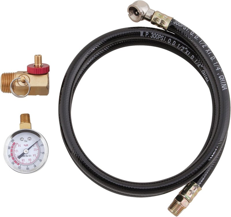 Performance Tool W10058 Air Tank Repair Kit with Gauge and Hose - Image 1