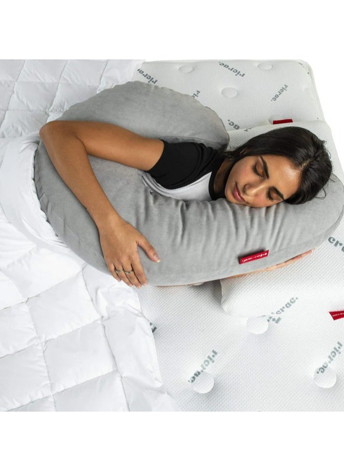ricrac Relaxo Comfort Hugging Pillow – Plush and Cozy with Logo.  - Image 2