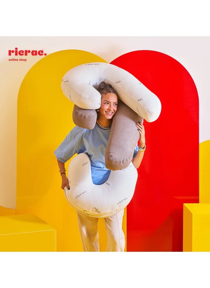 ricrac Relaxo Comfort Hugging Pillow – Plush and Cozy with Logo.  - Image 5