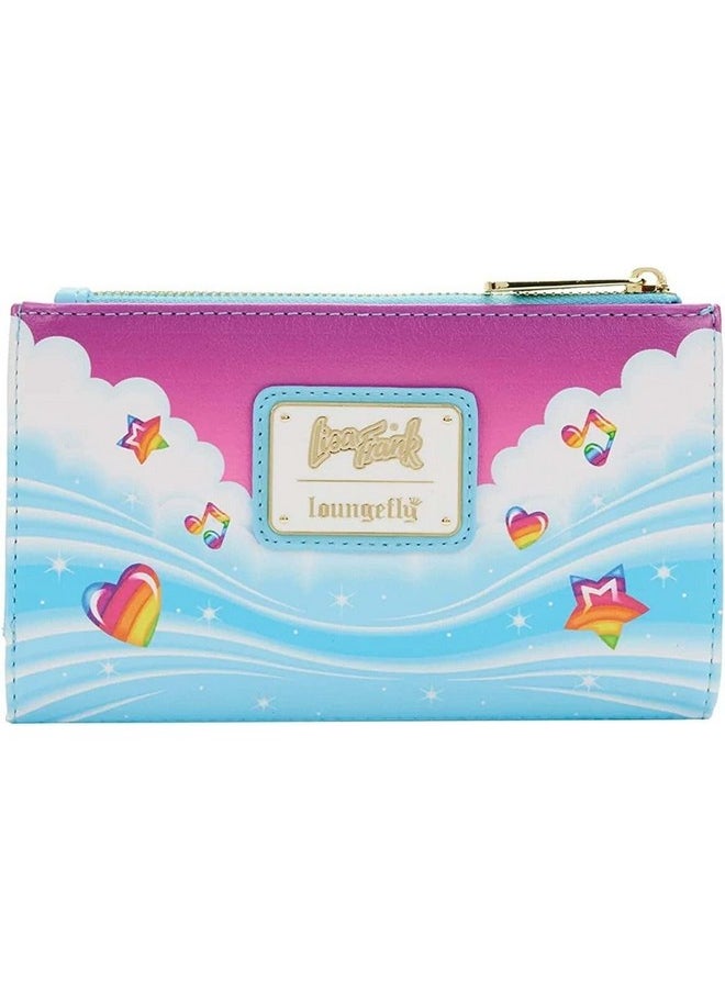 Loungefly Lisa Frank Unicorn Reflection Faux Leather Wallet Pink  - Image 2