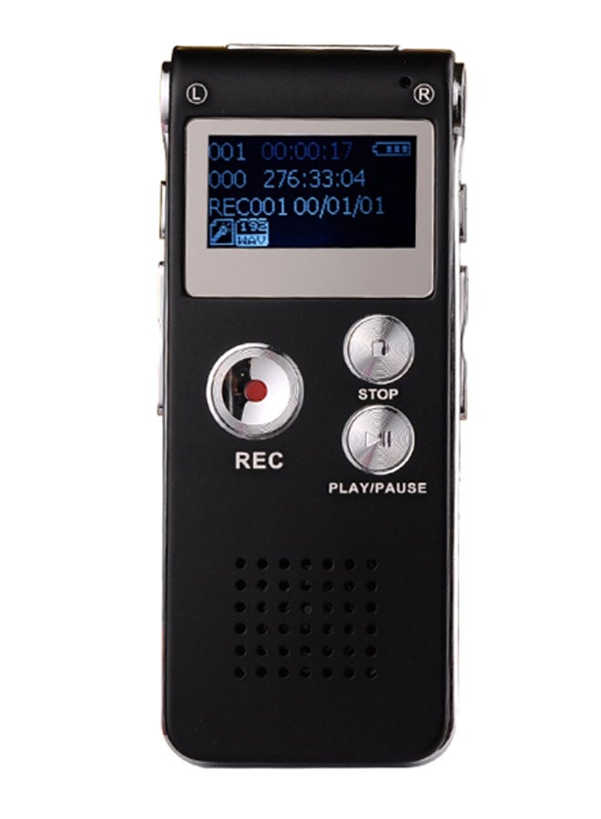 Mini Digital Voice Recorder MP3 Player OS3386-A Black - Image 1