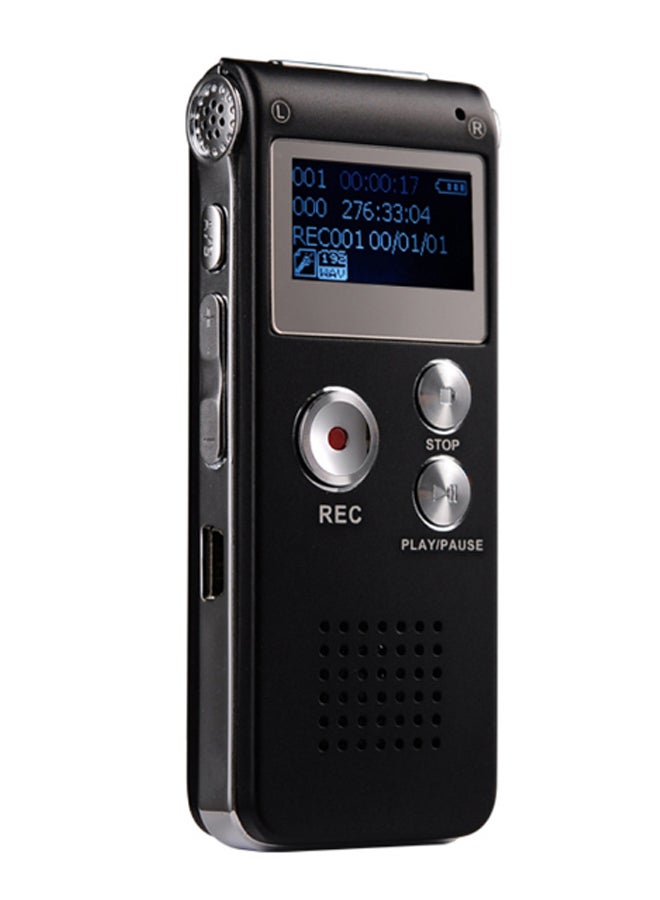 Mini Digital Voice Recorder MP3 Player OS3386-A Black - Image 2