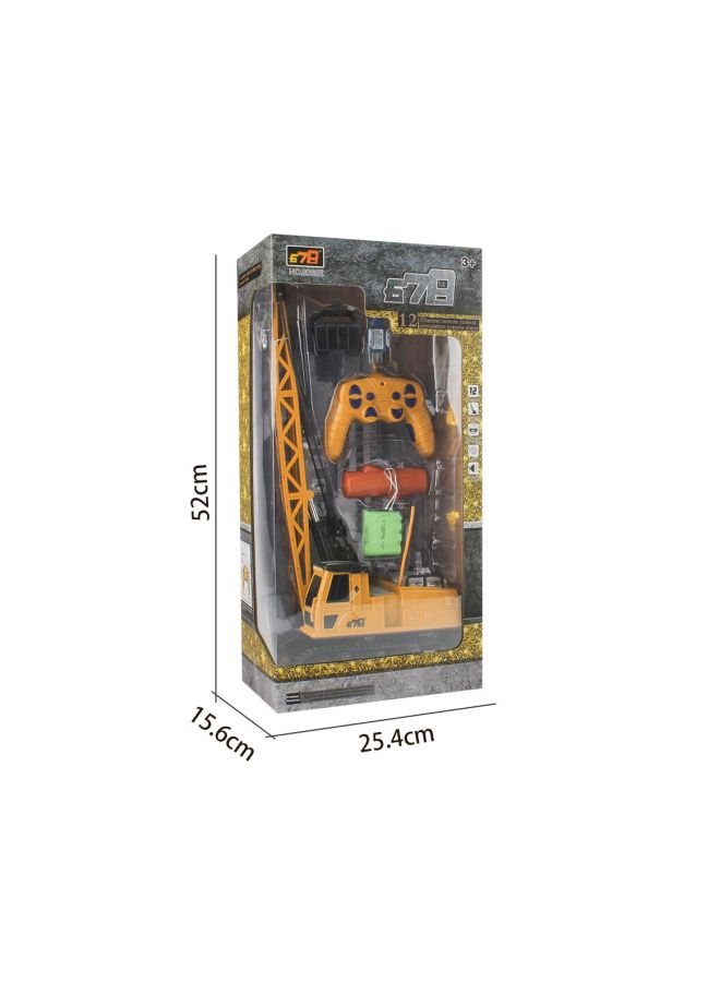 NIBEMINENT Remote Control Electric Construction Crane T2947 Multicolour  - Image 3