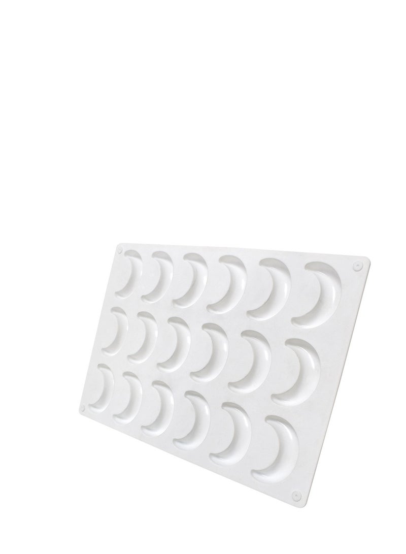 18 Cavity Moon Modeling Silicone Baking Mold Chocolate Fudge Making Mould DIY Cake Baking Decoration Making Silicone Baking Tray - Image 2