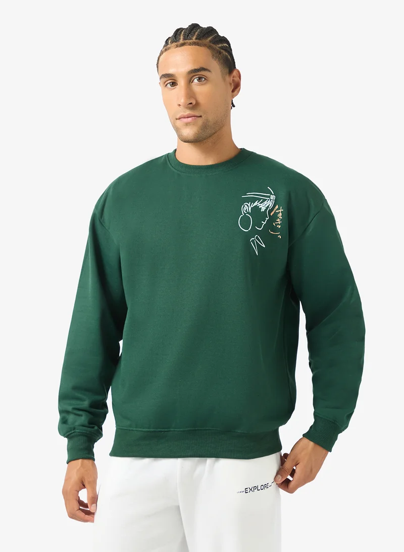 Seventy Five Graphic Print Sweatshirts