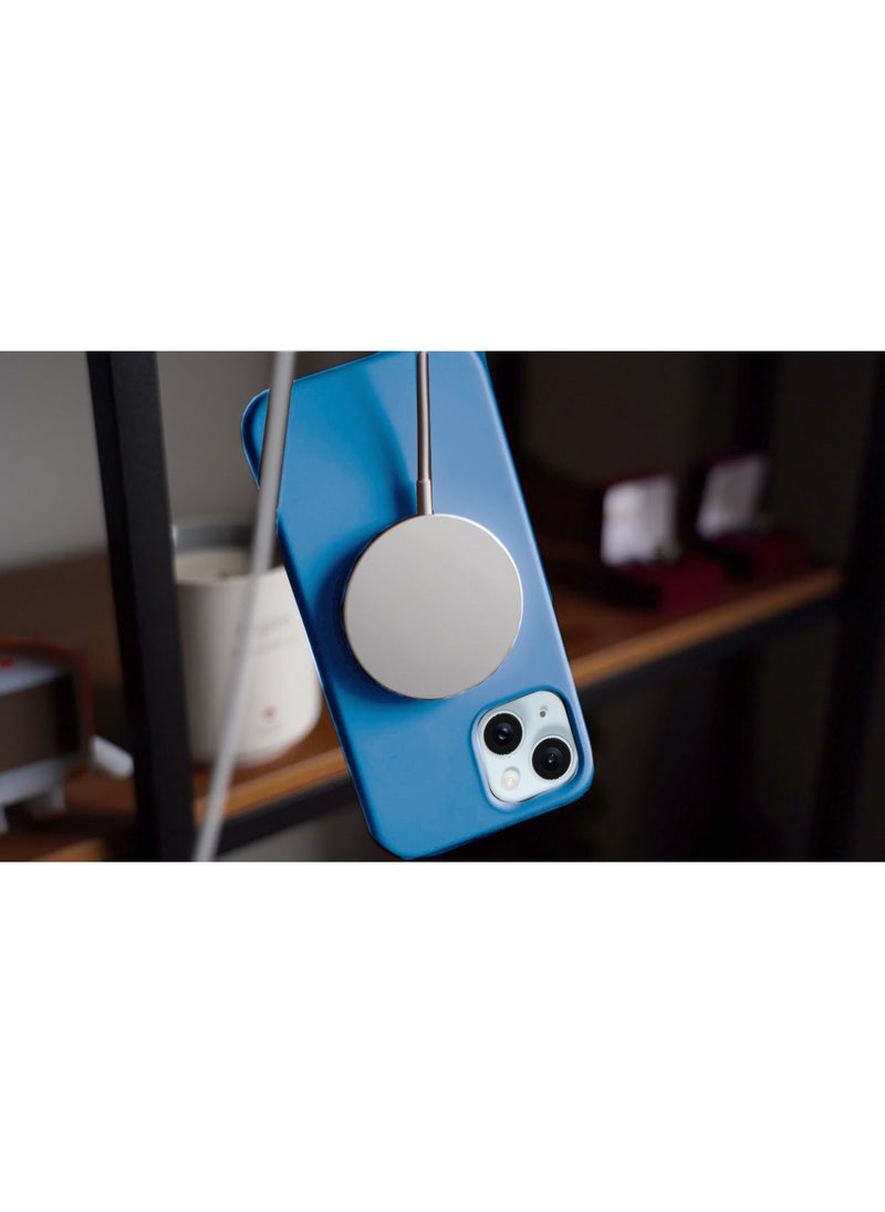 Wtech - Soft Liquid Silicone Case Cover For Apple iPhone 15 2023 Sky Blue - Image 1