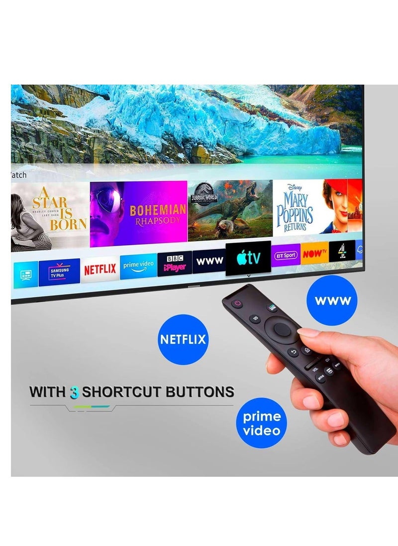 Generic Universal Remote Control Compatible for All Smart TVs - Curved Frame Design HDTV 4K 8K 3D Smart TVs, with Shortcut Buttons for Netflix, Prime Video and WWW  - Image 4