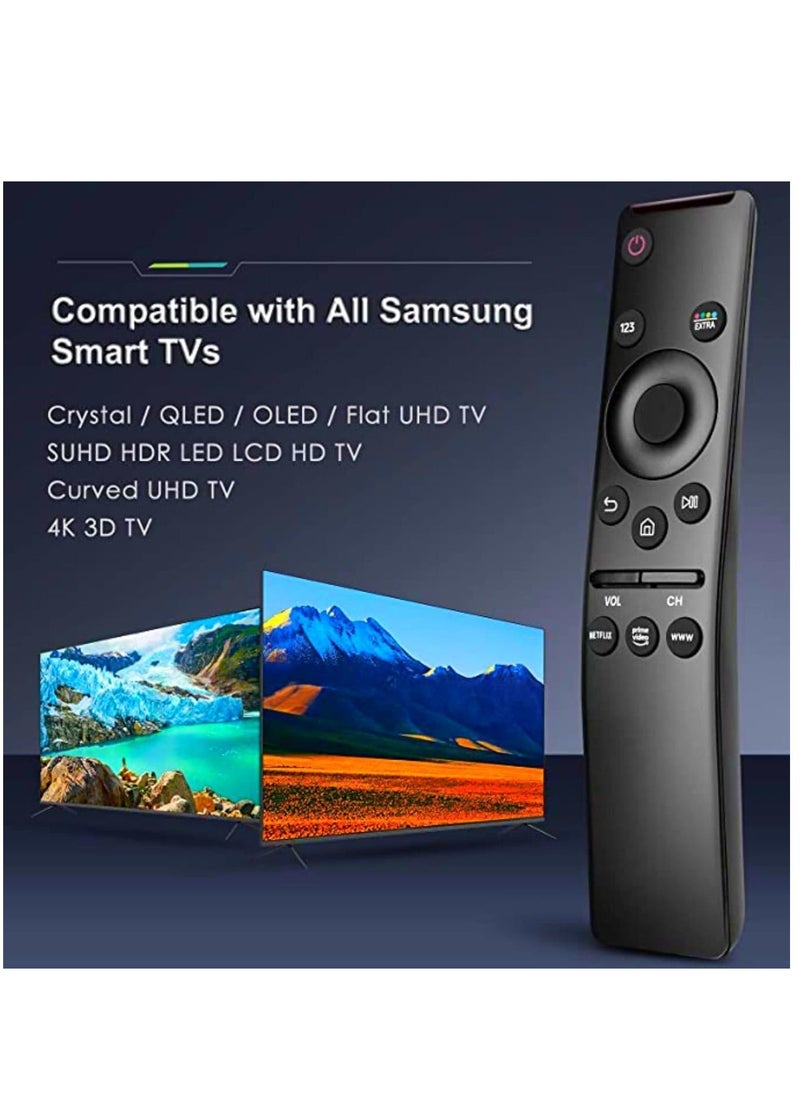 Generic Universal Remote Control Compatible for All Smart TVs - Curved Frame Design HDTV 4K 8K 3D Smart TVs, with Shortcut Buttons for Netflix, Prime Video and WWW  - Image 3