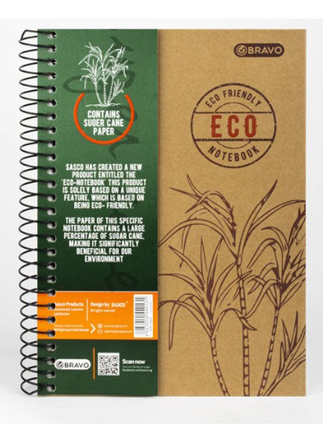 Bravo Bravo Eco Notebook - 170 Sheets - 150 x 210mm Size - Design may vary  - Image 1