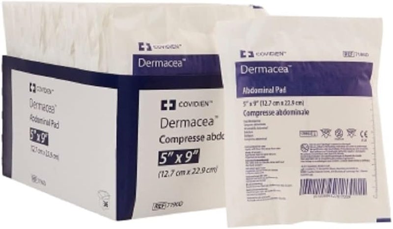 Kendall CURITY Abdominal Pads - 5" x 9", Sterile - - Box of 36 