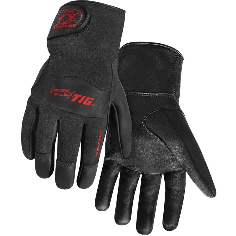 Steiner 0260-X SPS Ironflex TIG Gloves, Black Grain Kidskin Nomex Back Cuff, Extra Large - Image 5