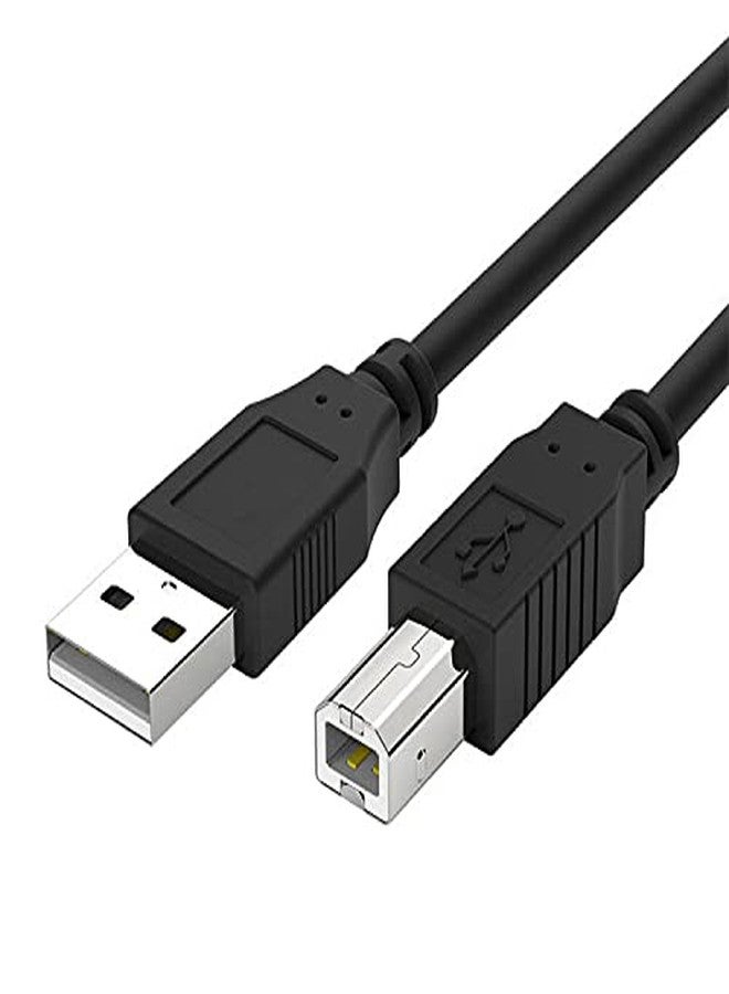 Storel Midi Controller Cable USB 2.0 Type-A to Type-B Printer Cable Cord for Audio Interface, Yamaha Casio Digital Piano, Midi Keyboard, USB Microphone, Mixer, Speaker, Monitor, Instrument, for Laptop Mac PC - Image 3