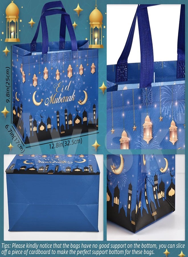 Aviski Eid Mubarak Gift Bags, 8Pcs Reusable Non-Woven Tote Bags, Assorted Sizes, Multicolor, for Eid Parties & Gift Packaging, Small: 23×22×11cm, Large: 32.5×25×17cm - Image 4