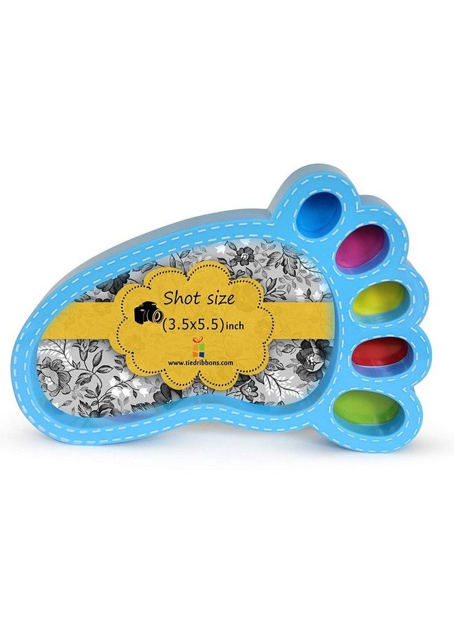 TIED RIBBONS Photo Frame For Kids Babies Birthday Gifts And Birthday Return Gifts Baby Foot Shape Photo Frame  - Image 4