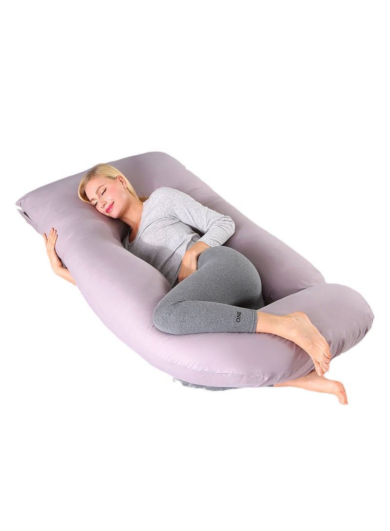 Crystal Velvet Maternity Pillow Maternity Belly Support Pillow Core Side Sleeping Pillow Waist Support Pillow - Image 1