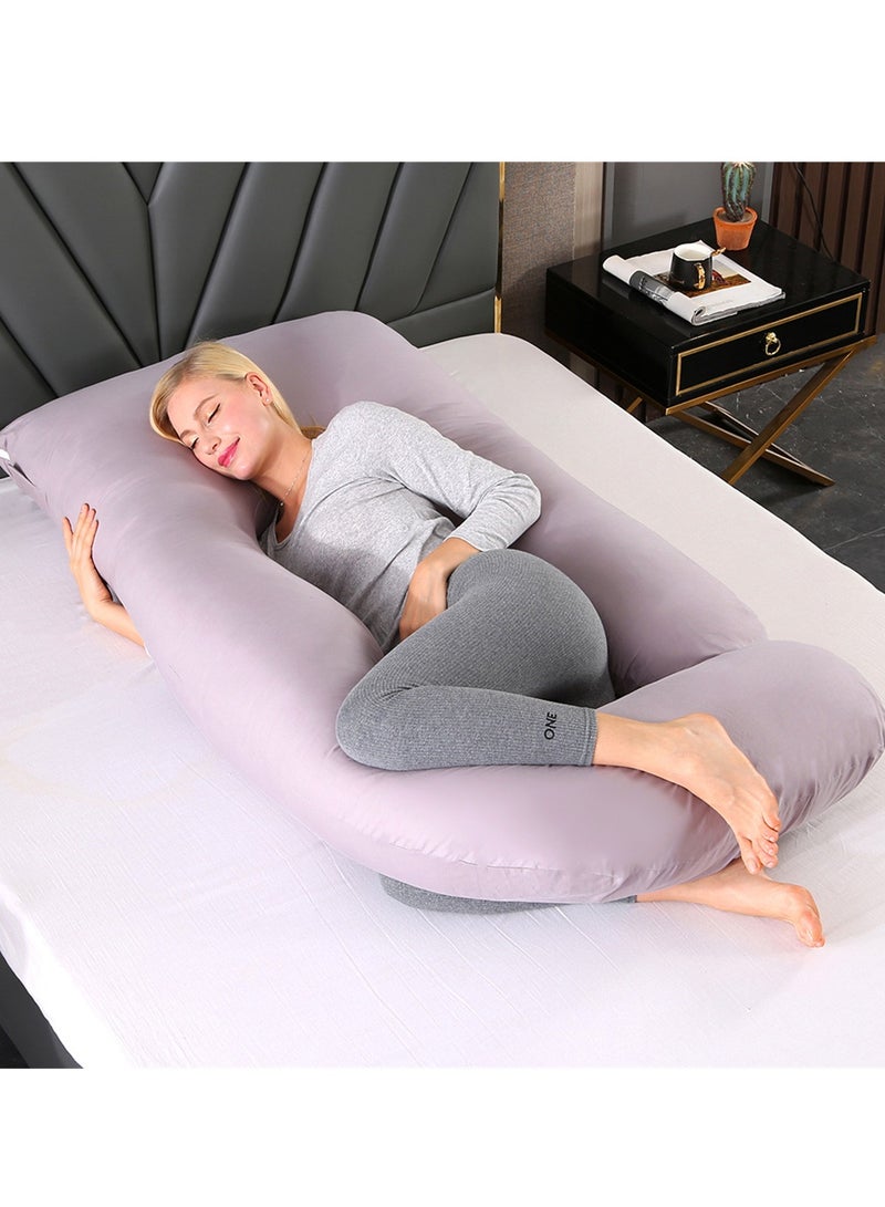 Crystal Velvet Maternity Pillow Maternity Belly Support Pillow Core Side Sleeping Pillow Waist Support Pillow - Image 2