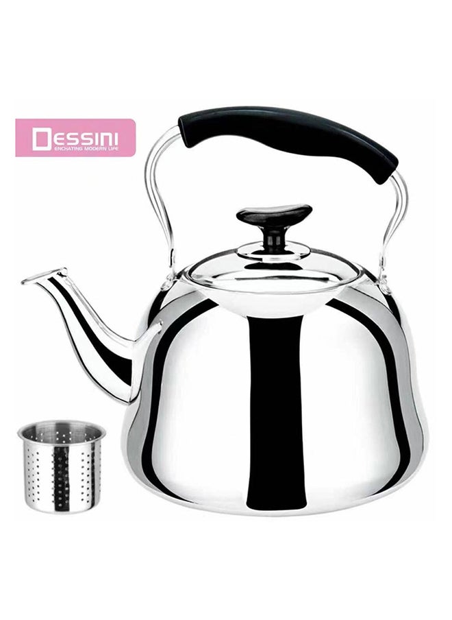 DESSINI Dessini Stainless Steel Tea Kettle With Strainler 3L 