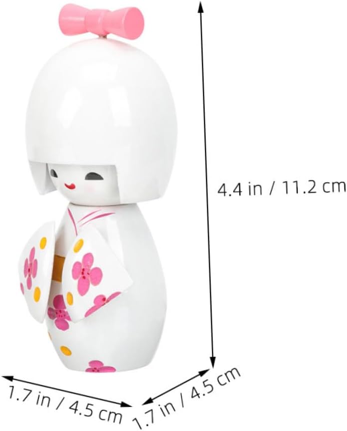 Suburban residential ship 2pcs Japanese Kimono Doll Figurines Wooden Home Crafts Tabletop Decor Japanese Traditional Craft for Shop and House Decoration Small apartment fit Various fittings Diverse requirement fit Consistent steady quality Leakproof sealed Economical upgraded quality Periodic stock arrangement General compatible design Multi-use upgraded craftsmanship Stable local goods source Individual group scene compatible Wet anti slip Batch uniform stable quality Flexible anti-break All region coverage Suburban residential ship Regional central warehouse stock Flexible usage build Long term use design Elegant appearance Long use oriented quality Fine polished finish Cleaner resistant Practical experience crafted - Image 2