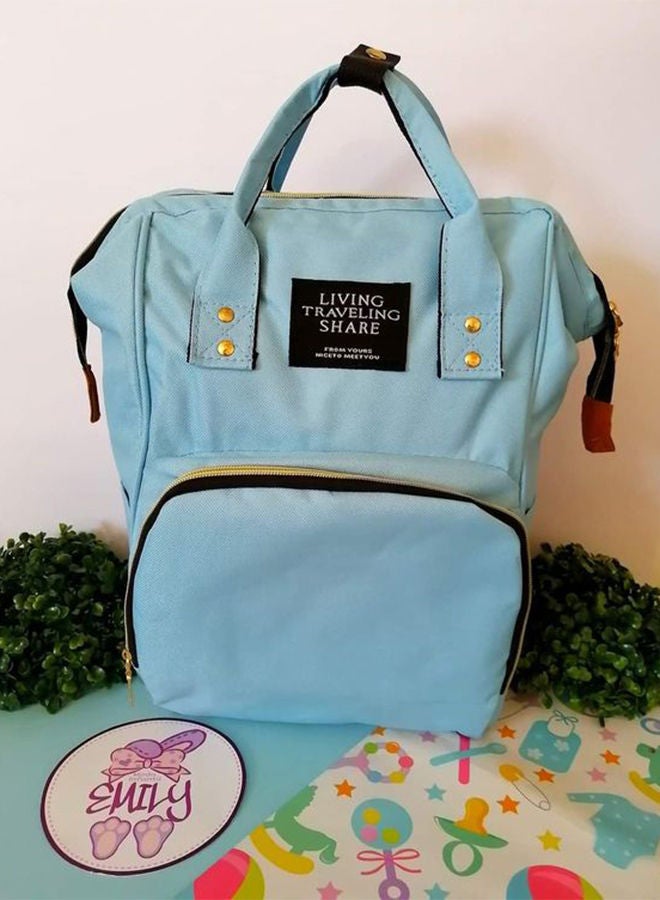 NIBEMINENT Multi-Functional Large Capacity Durable And Waterproof Baby Diaper Bag-Blue - Image 3