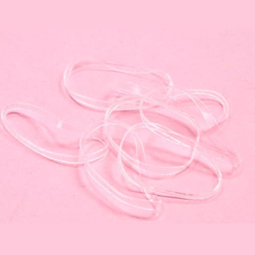 BEBEEPOO Clear Hair Elastics，BEBEEPOO 2500pcs Rubber Bands for Hair, Clear Mini Elastic Rubber Hair Bands, Small Hair Tties - STRONG - REUSEABLE - Image 4