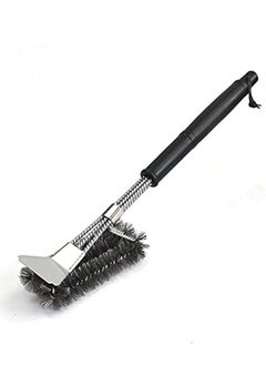 Stainless Steel BBQ Grill Cleaning Brush and Scraper Black/Silver - pzsku/Z8E348AEBC5EEDF7662DAZ/45/_/1643816964/c865a163-182f-4b07-a062-3e0bff5ca486