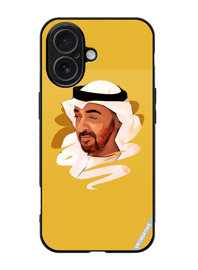 Protective Case Cover For Apple iPhone 17 Sheikh Mohamed Bin Zayed Al Nahyan Design Multicolour