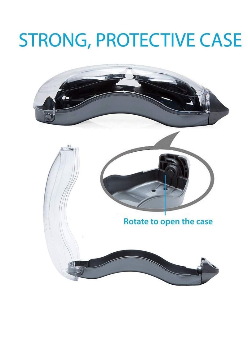 SYOSI Swimming Goggles Bundle, Anti Fog Swim Goggle with Swim Caps & Ear Plug, UV Protection Triathlon Free Protection Case for Adult Men Women - Image 2